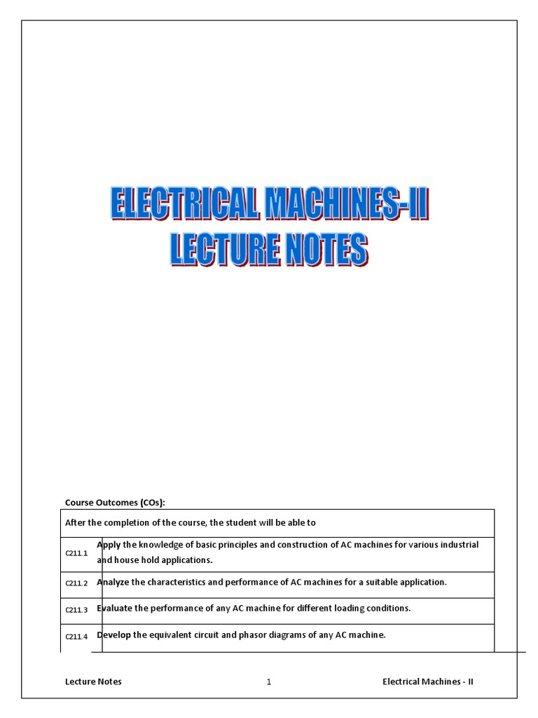 Induction Motor Fundamentals and Design | PDF | Electric Motor ...