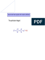 The Particular Integral:: F F LF A A Af X X