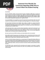 UPIKE - Hilton Statement