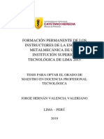 Formacion ValenciaValeriano Jorge
