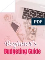 Budgeting For Beginner's Guide With Fillable Wor