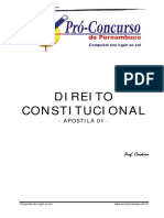 Noções de Direito Constitucional 01 - Cordeir
