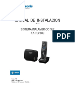 Manual Instalacion KX-TGP600 V 1.1 Entel