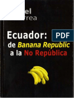 Ecuador de La Banana Republic A La No República - Incompleto-197