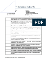 Chapter 7 Definition Match-Up - Handout