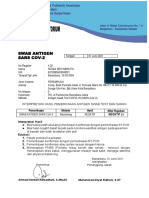 Swab Antigen Sars Cov-2: RT-PCR Terdeteksi