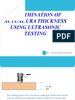 How To Determine CRA Thickness For SS CRA Using Ultrasonic Testing