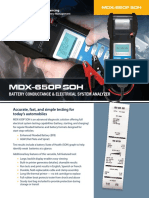 Midtronics MDX-650P SOH Brochure