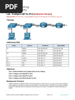 6.8.2 Lab - Configure NAT For IPv4 - ILM