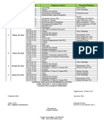 Jadwal Kegiatan Pembekalan