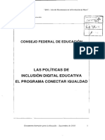 Las Políticas de Inclusión Digital Educativa. El Programa Conectar Igualdad