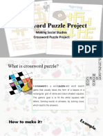 Crossword Puzzle Social Sudies Project