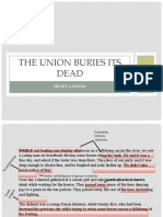 The Union Buries Its Dead Annotations