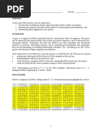 ANSWERS Gene Expression and Regulation