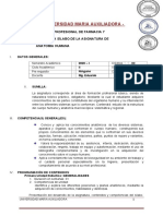 Silabo FBQ 202 Anatomia Humana 2020 I