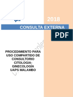 AM-P-004 V 000 Procedimiento para Uso de Consultorio Citología-Ginecología