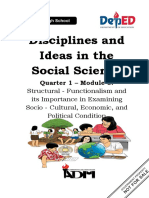 Pdfcoffee.com Disciplines and Ideas in the Social Science 1q Module 5 PDF Free