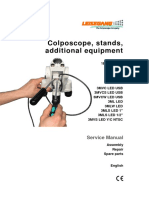 Colposcope, Stands, Additional Equipment: Service Manual
