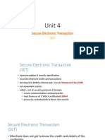 Unit 4 Secure Electronic Transaction