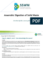 Anaerobic Digestion of Solid Waste: Dorothee Spuhler, Seecon GMBH