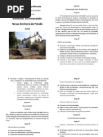 Estatutos da Irmandade de Nossa Senhora da Paixão