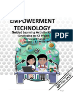 Empowerment Technology q2 Wk3 5 Developing An ICT Project For Social Change 1 PDF