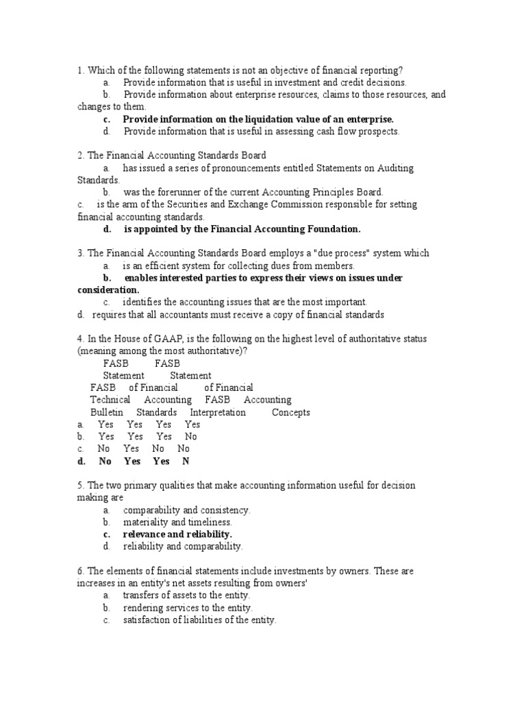 Key Concepts in Financial Reporting | PDF | Financial Accounting ...
