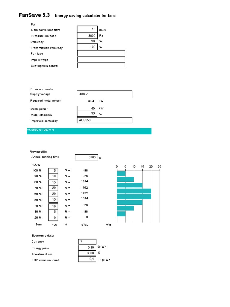 Energy Savings for Fan Systems | PDF | Electric Power Transmission ...