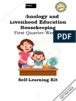 Technology and Livelihood Education: Housekeeping