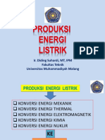 Produksi Energi Listrik