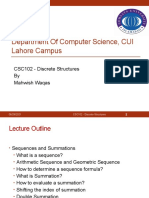 DS - Lecture - 9 - Sequences and Summations