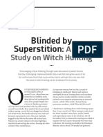 Blinded by Superstition A Case Study On Witch Hunting