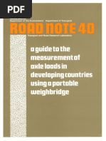 ORN 40 Measurement of Axle Loads