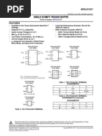 Single Schmitt-Trigger Buffer: Features