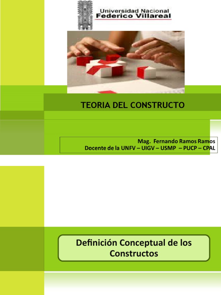 Capitulo 4 Constructo | PDF | Conceptos psicologicos | Epistemología