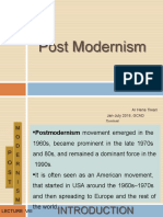 Post Modernism Movement and Its Characteristics
