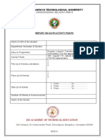 AICTE Activity Points Programme - Report Template