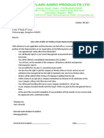 Offer Letter Format Modified