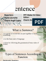 Sentence Structure Guide