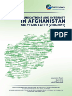 The State of Telecoms and Internet in Afghanistan (2006-2012)