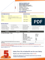 Tax Invoice: Swetha Dweepa Gas SERVICE (0000125391)