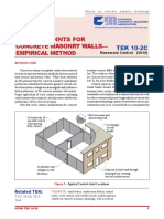 Control Joints For Concrete Masonry Walls - Empirical Method: TEK 10-2C