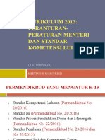 MEETING 8 - Kurikulum 2013 - Permen Dan SKL