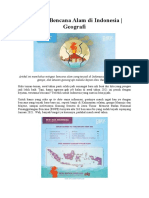 Mitigasi Bencana Alam Di Indonesia