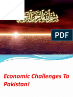 Economic Challenges To Pakisatn