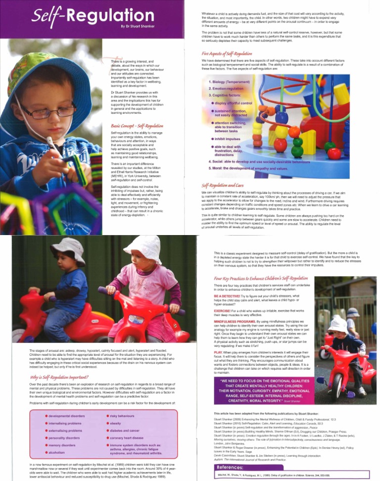 Self Regulation Shanker PDF Self Control SelfManagement