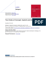 Dialogue- Canadian Philosophical Review (Cambridge) Volume 50 Issue 01 2011 [Doi 10.1017%2Fs0012217311000187] Piccinini, Gualtiero -- Two Kinds of Concept- Implicit and Explicit