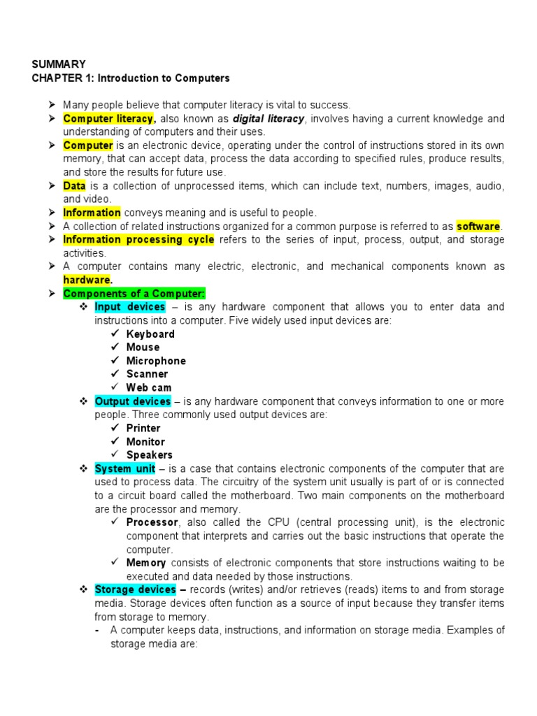 Components of System Units Reviewer | PDF | Central Processing Unit ...