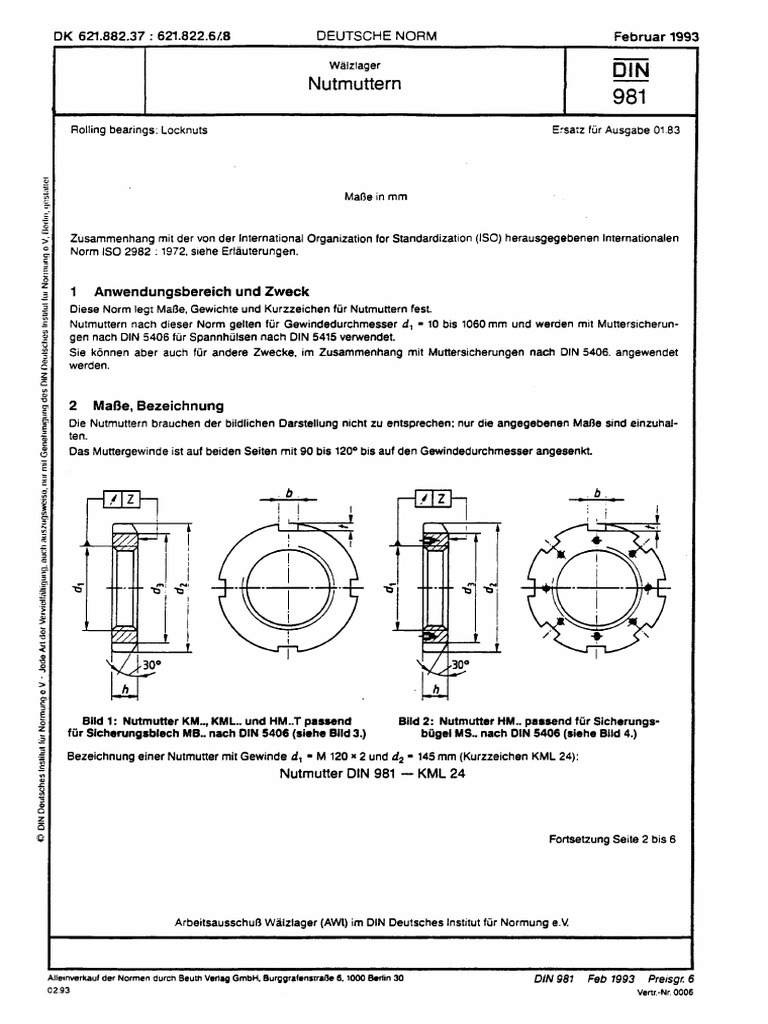 Din 981 | PDF