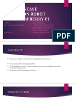 Plant Disease Detection Robot Using Raspberry Pi